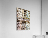 Hindu temples of Khajuraho in Madhya Pradesh show intricate carv Acrylic Print
