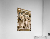 Hindu erotic sculptures at Khajuraho temples in Madhya Pradesh Acrylic Print