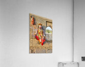 Portrait of a holy man sadhu in Orchha Madhya Pradesh India Acrylic Print