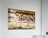 Hindu temples of Khajuraho show carvings of daily life and ritua Acrylic Print