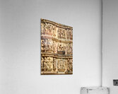 Hindu temples in Khajuraho with erotic carvings and sculptures Acrylic Print