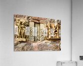 Sculptures on Hindu temples in Khajuraho Madhya Pradesh India Acrylic Print
