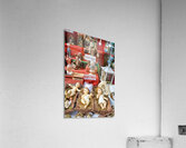 Statues in artisan workshops of Via Gregorio Armeno in Naples Acrylic Print