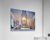 Santa Chiara Basilica Church altar in Naples Campania Italy Acrylic Print