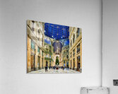 Exploring Galleria Umberto I in Naples during holiday season Acrylic Print