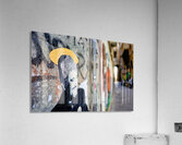 Mural of pino daniele in via tribunali naples campania italy Acrylic Print