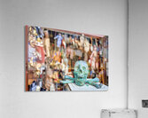 Junk dealer displays various items in Naples Campania Italy Acrylic Print