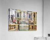 Naples Cathedral interior with altar and statues Acrylic Print