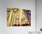 Exploring Naples Cathedral and its notable religious statues Acrylic Print