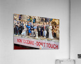 Statues of Christmas Nativity scene in Naples artisan workshop Acrylic Print