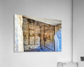 Exploring ancient wall paintings in Pompeii Naples in Italy Acrylic Print