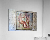 Pompeii mural showing figures in ancient Roman setting Acrylic Print