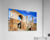 Ruins of ancient Pompeii in Naples Campania Italy under blue sky Acrylic Print