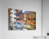 Exploring ancient wall paintings in Pompeii in Naples Campania I Acrylic Print