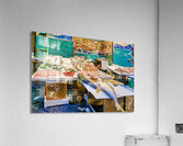 Fishmongers market in Pignasecca quarter of Naples Campania Ita Acrylic Print