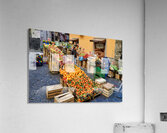 Greengrocer selling fruits and vegetables in Naples Campania Ita Acrylic Print