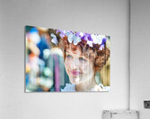 Easter parade in Manhattan with people celebrating and enjoying  Acrylic Print