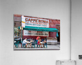 Visitors enjoy pastries at Caffe Roma in Little Italy New York Acrylic Print