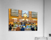 Crowd gathers at Grand Central Terminal Station in Manhattan Acrylic Print