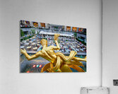 Prometheus statue at Rockefeller Center in Manhattan during the  Acrylic Print