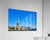 Statue of Liberty stands tall on Liberty Island in New York City Acrylic Print