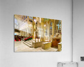 St. Patricks Cathedral interior in Manhattan during holiday sea Acrylic Print