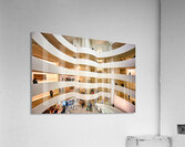 People walk and observe art in the Solomon R Acrylic Print