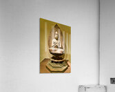 Sculpture of buddha in asian art gallery in metropolitan museum  Acrylic Print