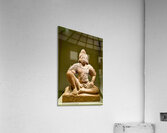 Sculpture of a seated figure in the Asian Art Gallery in Manhatt Acrylic Print