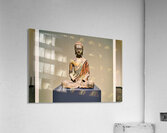 Buddha statue at the Mets Asian art gallery Acrylic Print