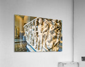 Sarcophagus display in the Greek and Roman Galleries of a museum Acrylic Print