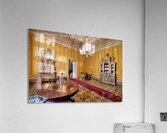 Visitors see the interior of Palazzo Nicolaci in Noto Sicily I Acrylic Print