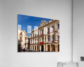 Visiting the town hall in caltagirone sicily italy Acrylic Print