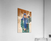 Portrait of an old woman at Little Petra in Jordan Acrylic Print