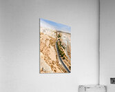 Kerak Castle shows the land and buildings around it in Jordan Acrylic Print