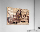 Royal Tombs at Petra in Jordan show ancient architecture and his Acrylic Print