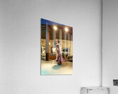 Belly dance performance in Jordan at night Acrylic Print