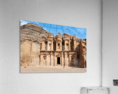 Visit to Ad Deir at Petra archaeological site in Jordan Acrylic Print