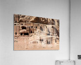 Exploring the royal tombs at Petra in Jordan Acrylic Print
