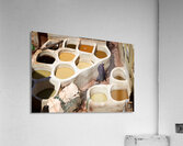 Tannery work at Sidi Moussa in Fez Morocco Acrylic Print