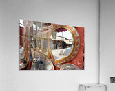 Life in the souk of Marrakesh showing local shops and items Acrylic Print