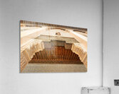 Child looks out from window of Madrasa Ben Youssef in Marrakesh Acrylic Print