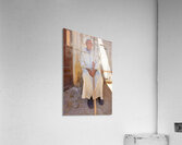 Old man sitting in Meknes Morocco in daylight Acrylic Print