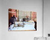 Tailor working in souk of Meknes Morocco Acrylic Print