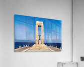 Monument to Vittorio Emanuele on the seafront in Reggio Calabria Acrylic Print
