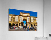 Exploring the architecture in Florence Tuscany Italy under clear Acrylic Print