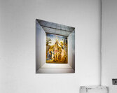 Baptism of Christ by Leonardo da Vinci at Uffizi Gallery Florenc Acrylic Print