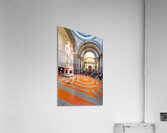 View inside Gallery of the Academy with Michelangelo David in Fl Acrylic Print