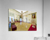 Visitors explore Palatine Gallery in Palazzo Pitti in Florence Acrylic Print