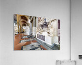 Michelangelos tomb at Basilica di Santa Croce in Florence Italy Acrylic Print